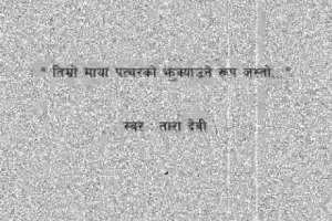 Timro Maya Patthar Ko